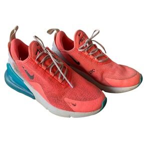 Nike Air Max 270 Coral Teal Womens Running Shoes CI5856-600 Size 7